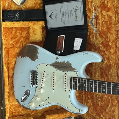 Fender Fender Customshop 63 Stratocaster Relic 2021 - Sonic Blue image 7