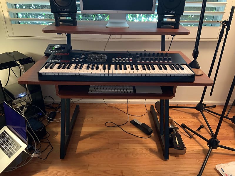 OnStage WS7500 Workstation Desk Rosewood 2019 Rosewood Reverb