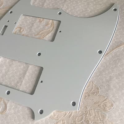 Pick US Mustang With PAF Humbucker Pickup Guitar Pickguard Scratch Plate,3 Ply Mint Green image 2