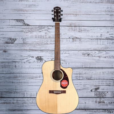 *DEMO* Fender CD-140SCE Acoustic-Electric Guitar | Natural image 3