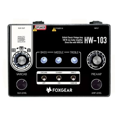 FOXGEAR - MINI AMP DI HW 103 - Mini ampli guitare 100W DI type Hiwatt for sale