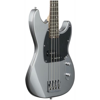 Schecter Banshee Bass Guitar, Carbon Grey image 3