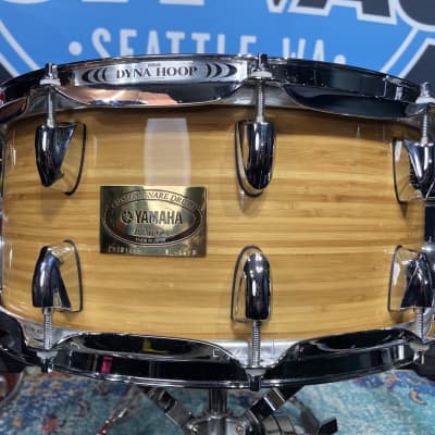 Yamaha - 14x6.5" CMSD1465 Bamboo Snare Drum 2008, Natural Satin image 3
