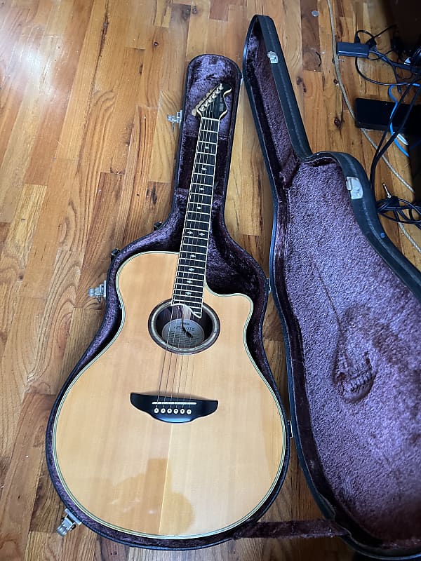 Yamaha Apx 10Ts 1989 Natural Acoustic Electric Guitar