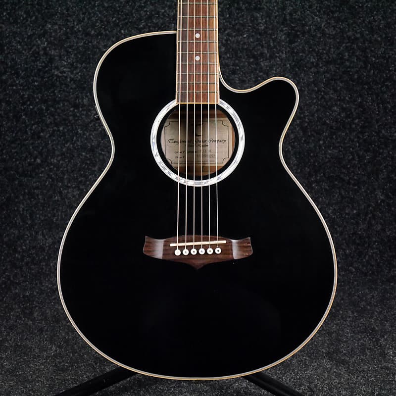 Tanglewood TSF CE BK Electro-Acoustic Guitar - Black - 2nd