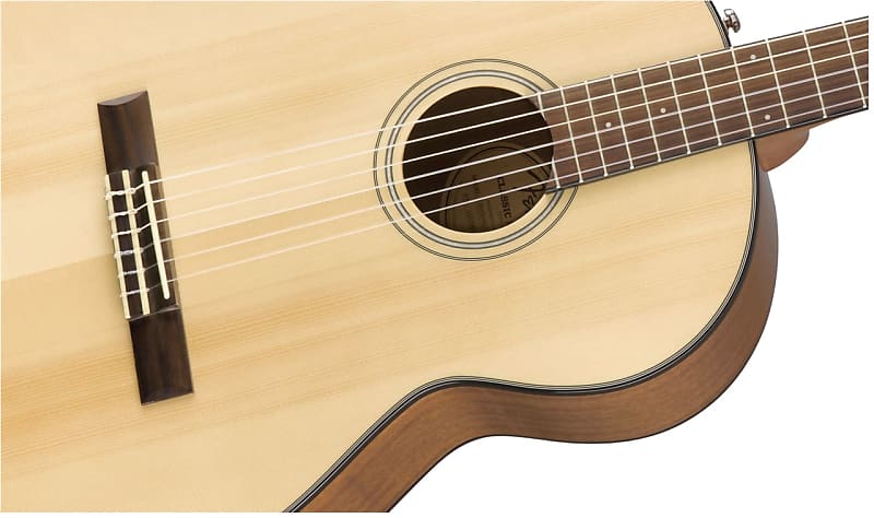Fender CN-60S Nylon Classical Acoustic Guitar - Walnut Fingerboard, Natural image 1