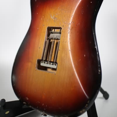 Friedman Vintage-S Custom Guitar Aged 3 Tone Bust image 12