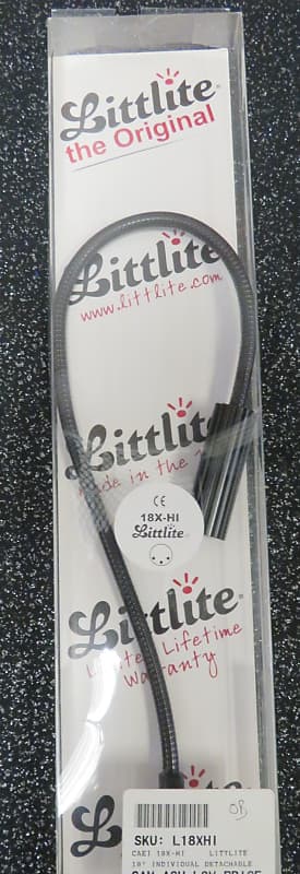 Littlite 18X-Hi 18" Gooseneck LED Lamp with 3-Pin XLR Connector (Columbus, OH) image 1