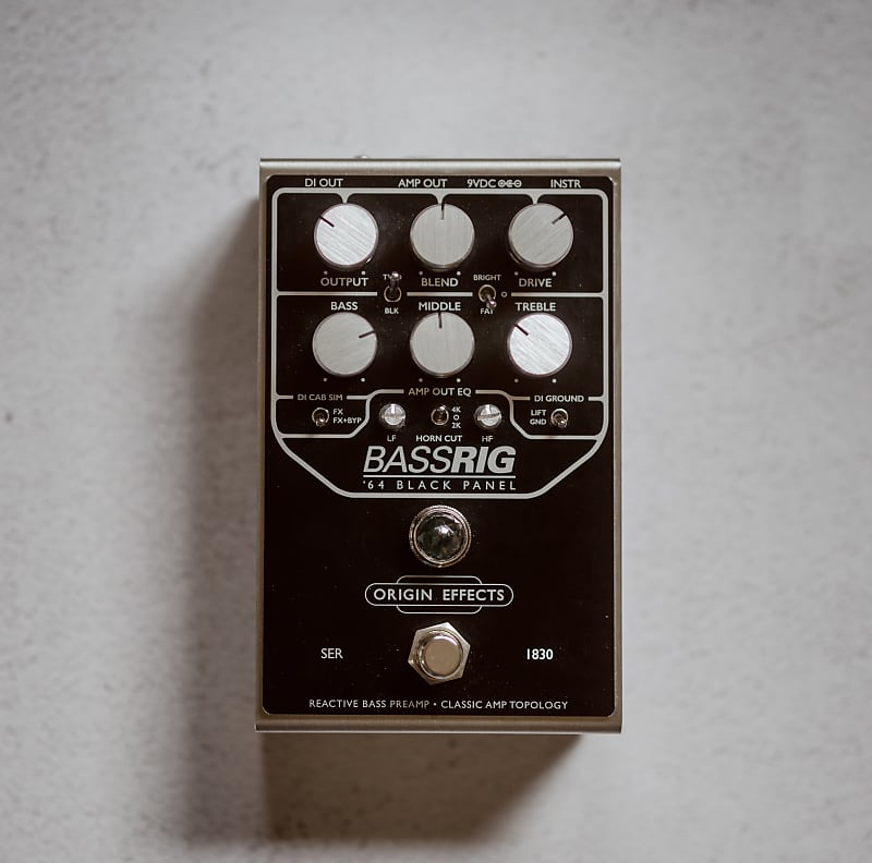 Origin Effects BASSRIG '64 Black Panel