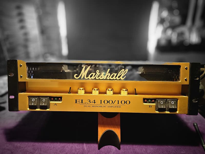 Marshall EL34 100/100 Dual Monoblock Rack Power Amp | Reverb