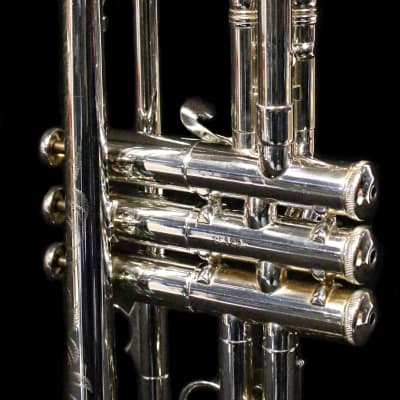 Vintage F.E. Olds Mendez Fullerton Trumpet; Ryan Kisor,  Silver Plated w/ Engraving image 7