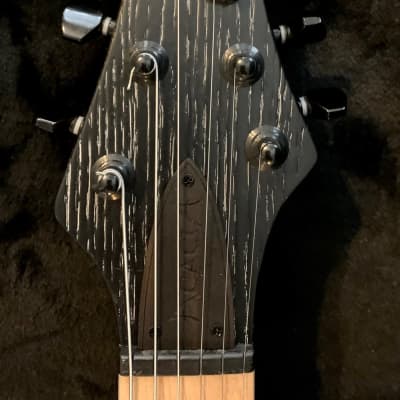 Acacia Hades Pro 6 Weathered Satin Black Finish Guitar w/Duncan Distortion PU's & Hard Case image 9