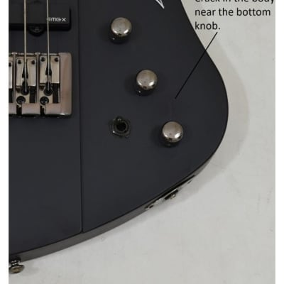 Schecter Sixx Electric Bass in Satin Black Finish B1383 image 10