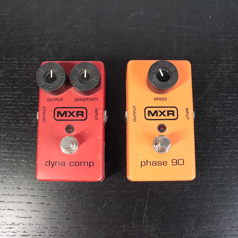 2pc Bundle MXR Dyna Comp & Phase 90 Guitar Effects Pedals M101 & M102