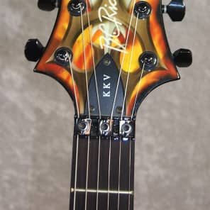 B.C. Rich BC Rich KKV Kerry King V guitar signed by Slayer