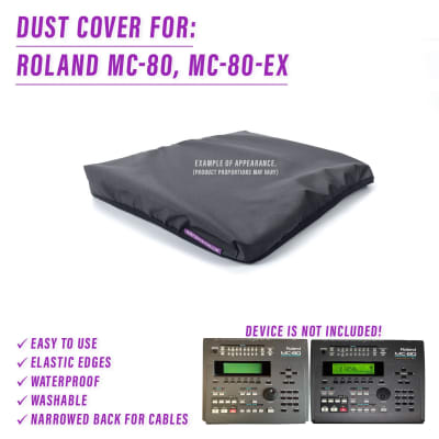 DUST COVER for Roland MC-80, Mc-80-ex - Waterproof, easy to use, elastic edges