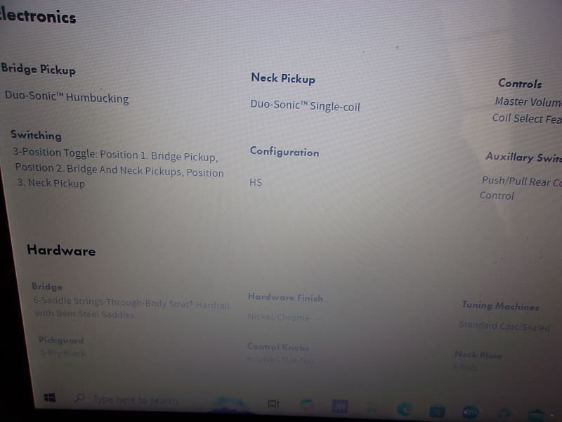 About Mint Fender MIM Duo Sonic Player HS Pao Ferro Fretboard Reverb