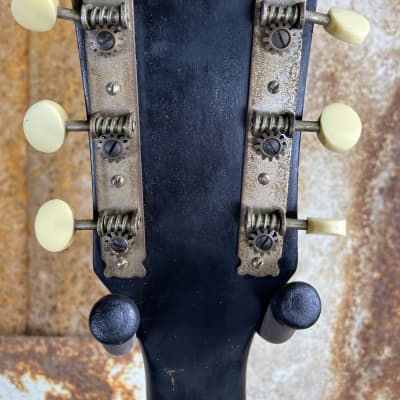 Custom Kraft Midnight Special 1960s Electric Guitar-Black (Used) image 8