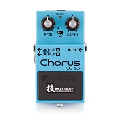 Reverb.com listing, price, conditions, and images for boss-ce-2w-chorus-waza-craft