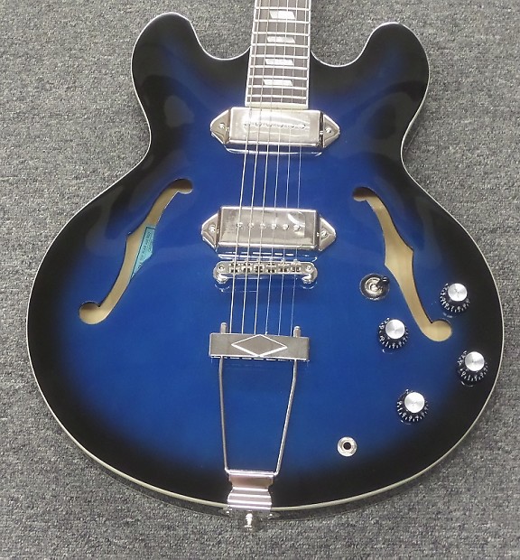 Epiphone Limited Edition Gary Clark Jr Blak and Blu Casino Epiphone Limited Edition Gary Clark Jr Blak and Blu Casino