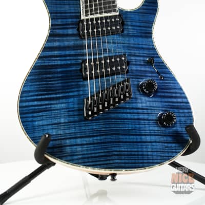 Mayones Regius 8 VF BKP - Trans Blue image 6