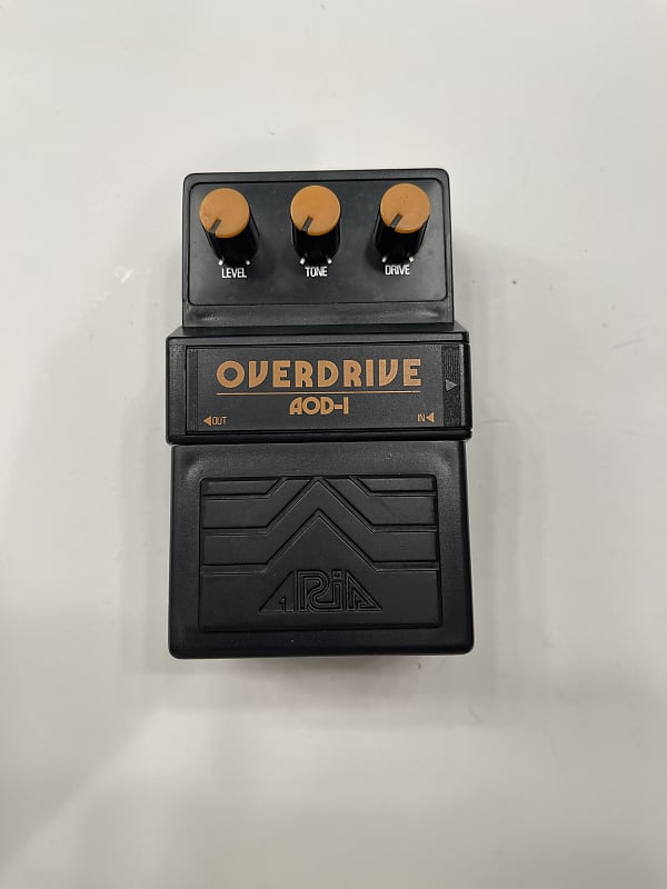 Aria AOD-1 Overdrive Distortion Rare Vintage Guitar Effect Pedal