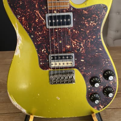 Fender Telecaster Deluxe 2020 Lime Gold metallic image 4