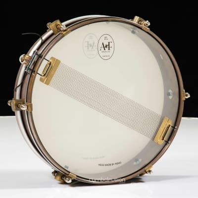 A&F Drum Co. Rude Boy 3x12 Snare - Raw Brass image 6