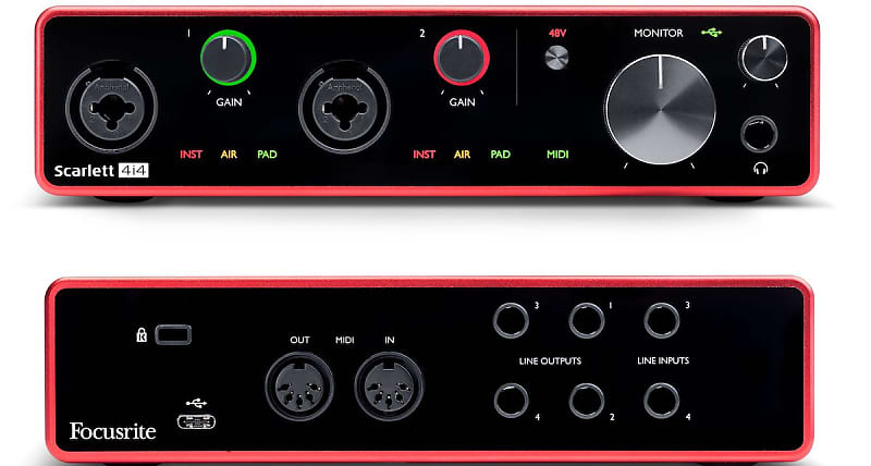 Focusrite Scarlett 4i4 3rd Gen USB Audio Interface | Reverb