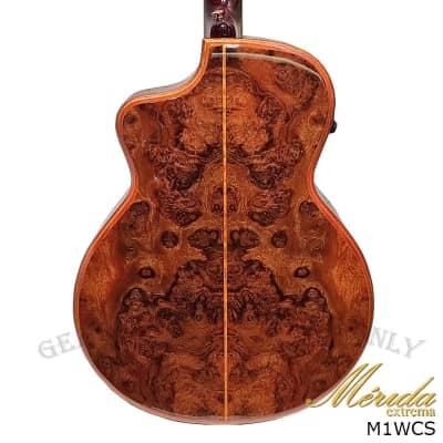 Merida Extrema M1WCS double all Solid Spruce Garapa burls Grand Auditorium electric acoustic guitar for sale