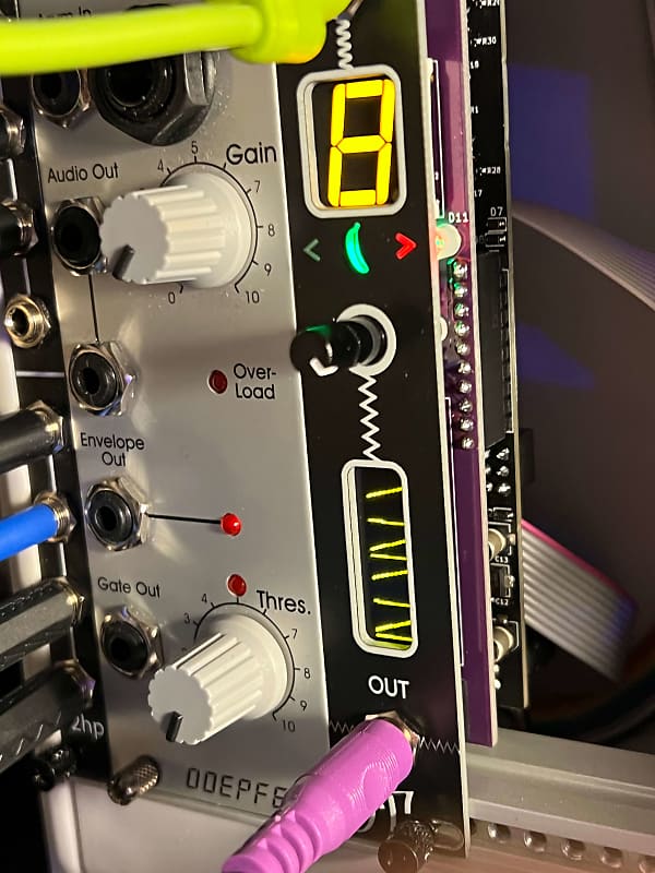 Noisy Fruits Lab OT1 Eurorack Tuner 2022 Black Reverb