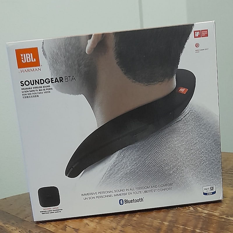 JBL Soundgear BTA Wearable Ear-Free Wireless Speaker (Black) | Reverb