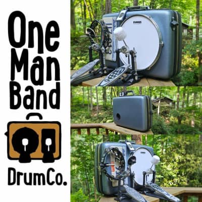 OneManBandDrumCo. The Cubbie 13inch OMBDrumCo. Vintage Suitcase Drum Kick Drum Bass Drum Ludwig Accent Drum image 12