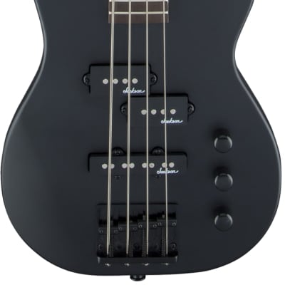 Jackson JS Series Concert Bass Minion JS1X, Amaranth Fingerboard, Satin Black for sale