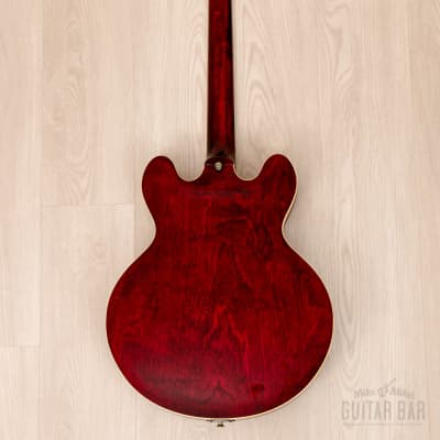 ギター greco SA-550 1978 bigsby 1978 Greco SA-550 Vintage ES Guitar Wine Red w/ Ebony Board