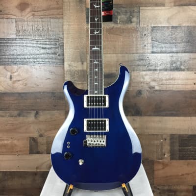 PRS SE Standard 24-08 Left-Handed Electric Guitar Translucent Blue, Gig Bag, 348 image 6