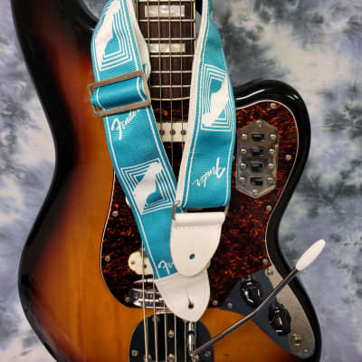 Fender Broken-in Leather Guitar Strap - Black, 2.5″ - Ex Demo