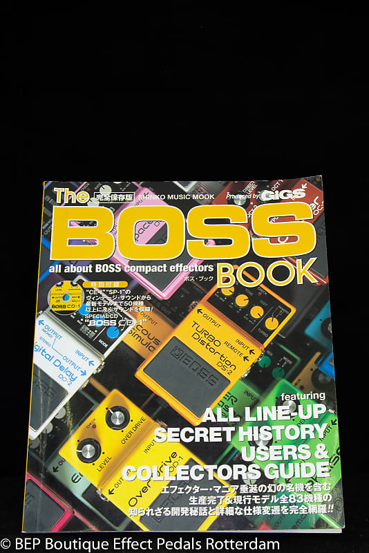 The Boss Book " The Ultimate Guide to the World's Most Popular Compact Effects for Guitar "Japanese" image 1