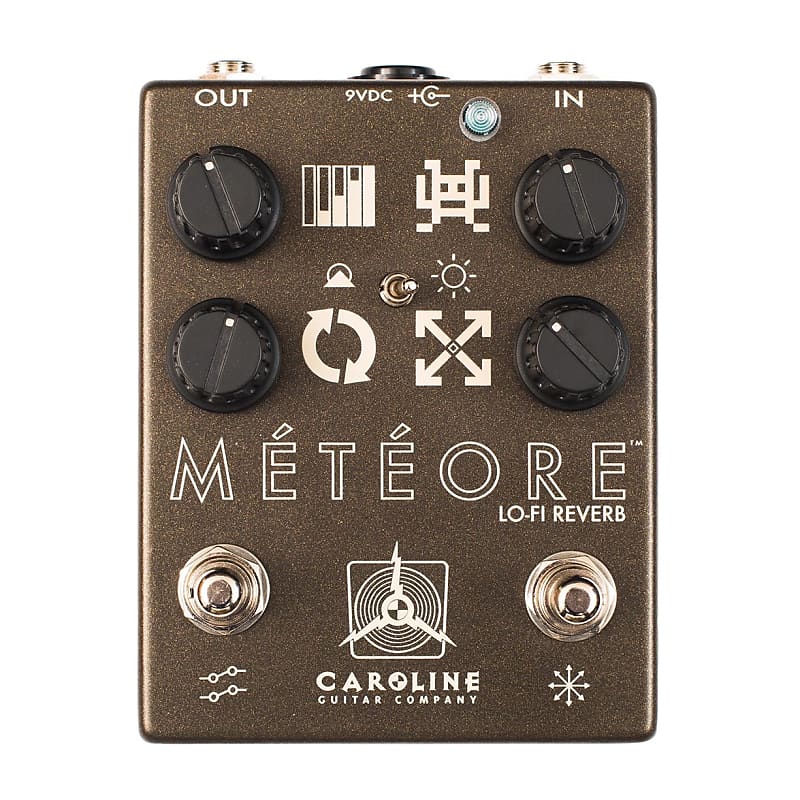 Caroline Guitar Company Meteore Lo-Fi Reverb Effects Pedal