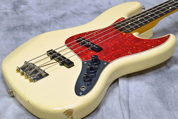 Fender Jazz Bass JB-62 62 Reissue Crafted in Japan Oly White