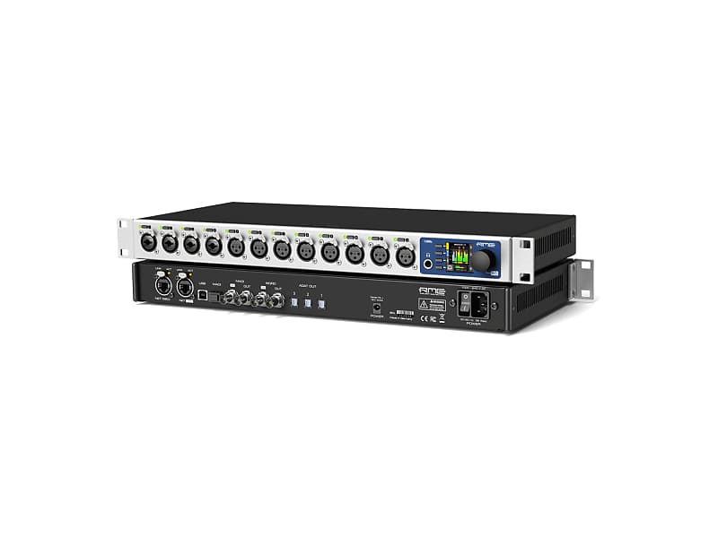 RME 12Mic 12-Channel Digitally-Controlled MADI - AVB Mic Preamp image 3