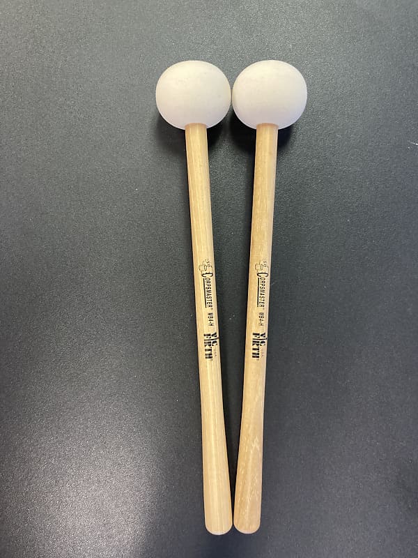 Vic Firth MB4H Marching BD Mallets 2021 Natural Reverb