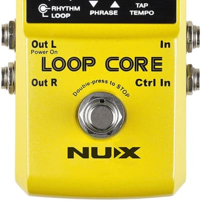Nux Loop Core Guitar Effect Pedal Looper 6 Hours Recording Time 99 User Memories image 1