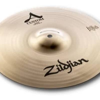 Zildjian 14" A Custom Hi Hats (Pair) A20510 - Brilliant image 3