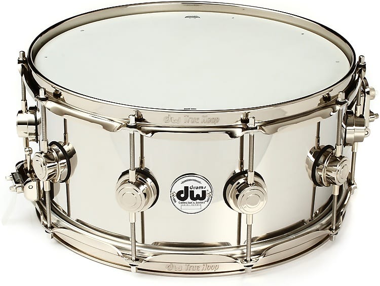 DW Collector's Series Steel 6.5 x 14 inch Snare Drum - Polished image 1