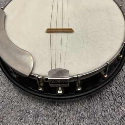 Silvertone Tenor Banjo Resonator 4 string 1950-1960 Sears Kay Made country blues bluegrass folk music ukulele image 6