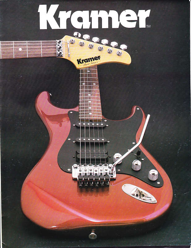 Kramer Guitar Catalog, mid 80's Reverb