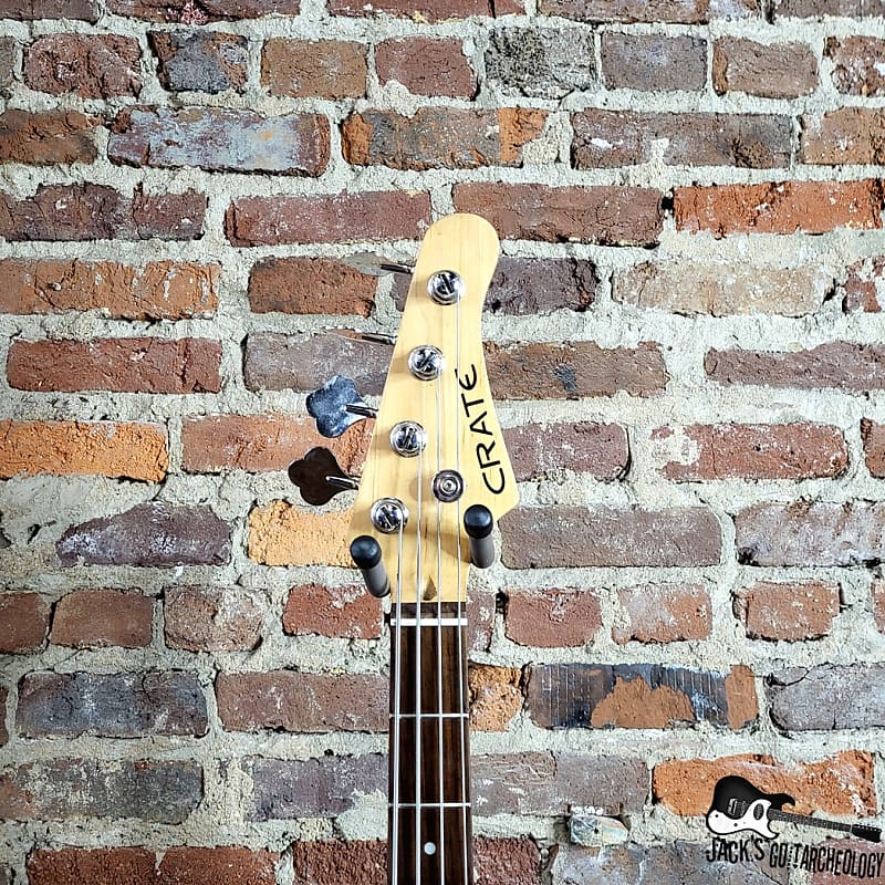 Crate P Style Electric Bass 2000s Punk Ska Sticker Finish