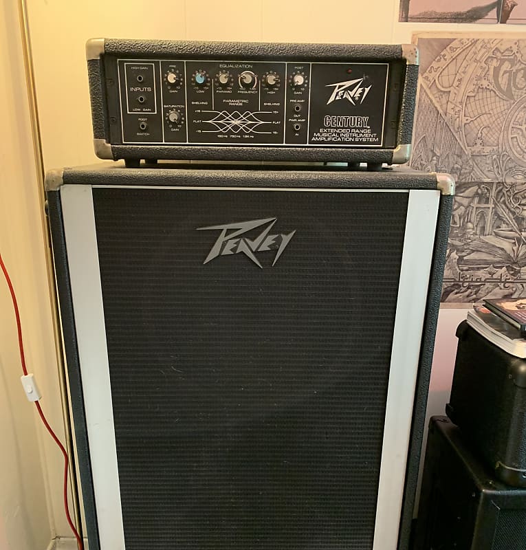 Peavey Century 200H Amp + 70s Peavey 2x15 Cab | Reverb