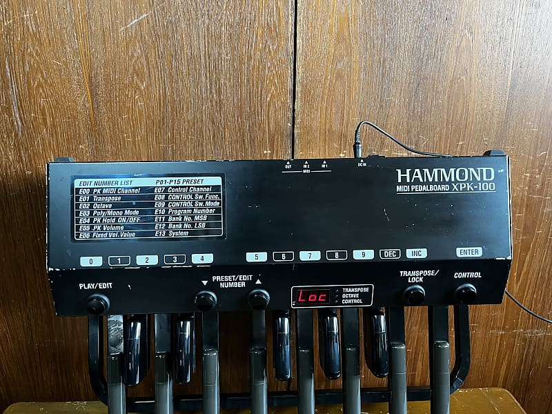 ハモンド HAMMOND XPK-100 MIDI PEDALBOARD 廃盤 ハモンド XPK－100 MIDI PEDAL